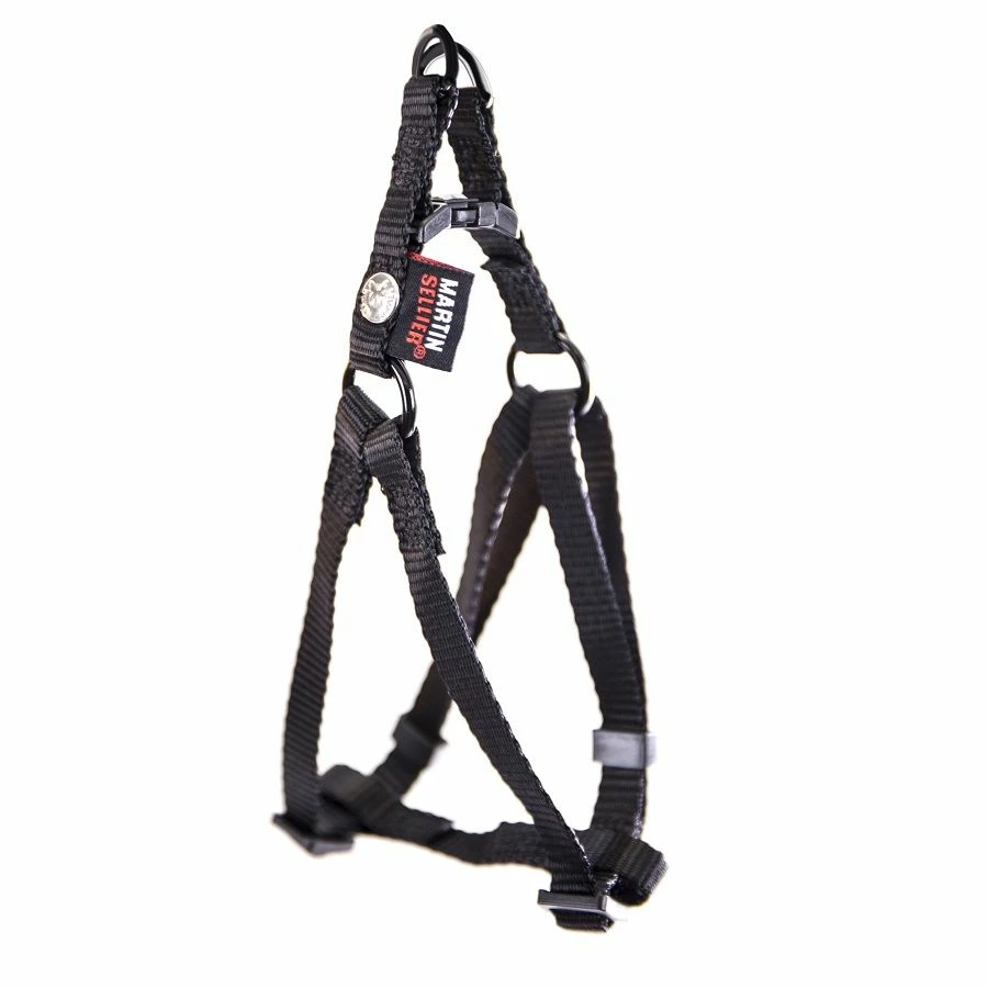 Martin Sellier Harnais Baudrier Nylon Noir 25/35 Cm – Image 2
