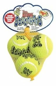 KONG Air Squeaker Tennis Ball Small (par 3) – Image 5