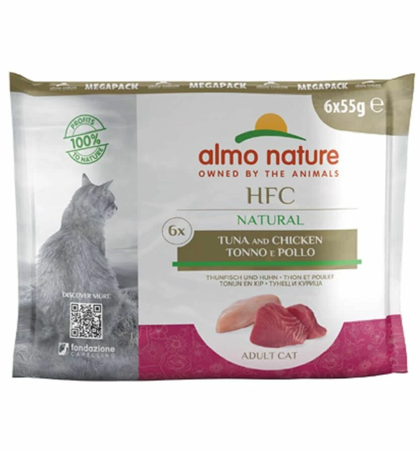 Almo Nature Chat Classic MegaPack Poulet Thon 6 X 55 G