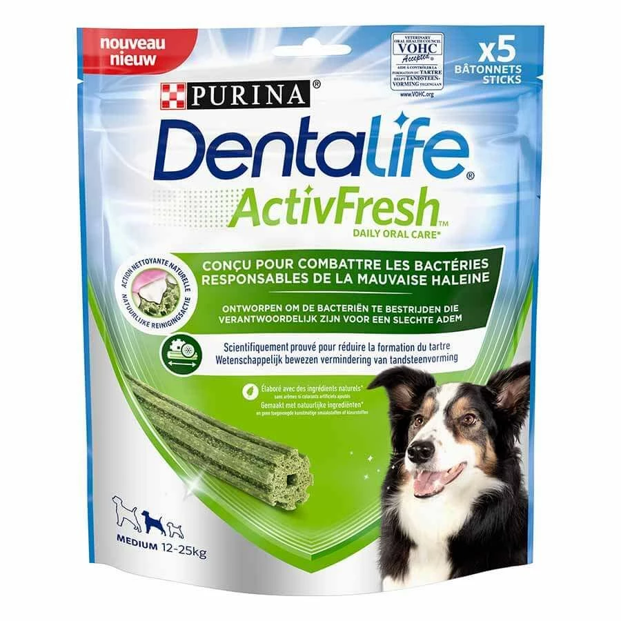 Purina DentaLife Actifresh Moyen Chien 5 Bâtonnets