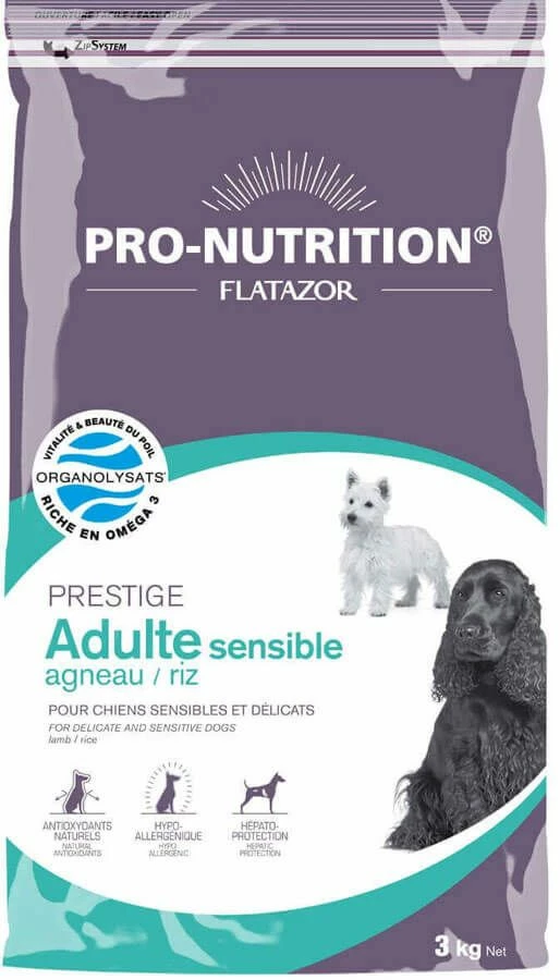 Flatazor Prestige Adulte Sensible Agneau Et Riz 3 Kg – Image 2