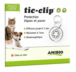 Anibio Médaille Tic-clip Chien Et Chat