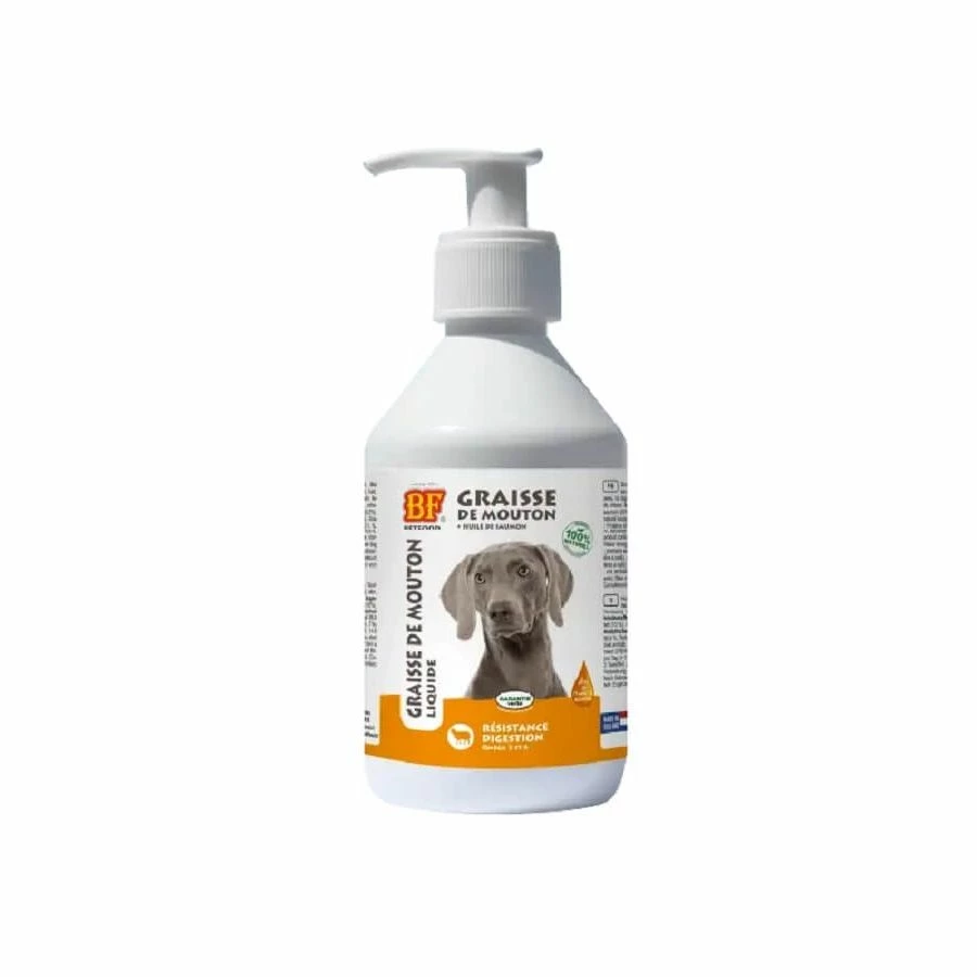 Biofood Graisse De Mouton Liquide Chien 250 Ml