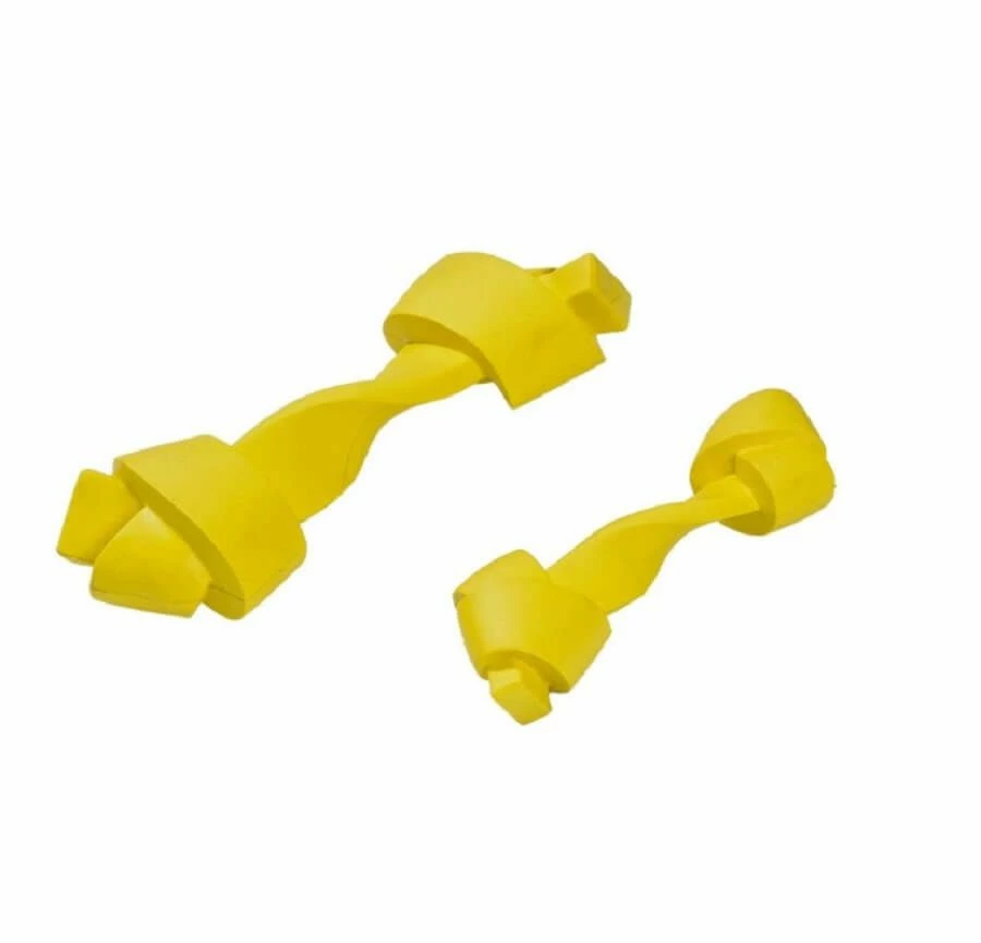 Bobby Jouet Os Rope Pour Chien Jaune 18 Cm