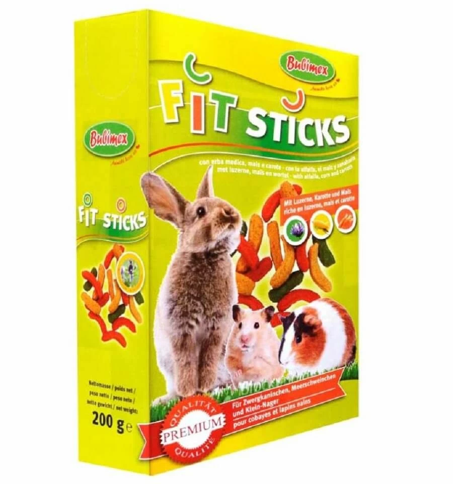 Bubimex Fit Sticks Pour Rongeurs 200 G