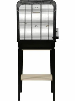 Zolux Cage Chic Loft Noir Pour Oiseaux M