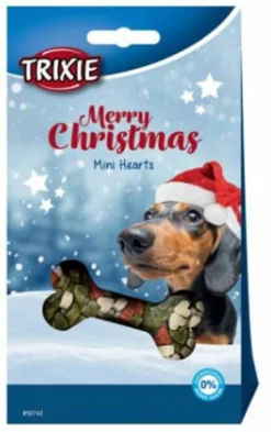 Trixie Friandises Noël Mini Hearts Pour Chien 140 G - Destockage
