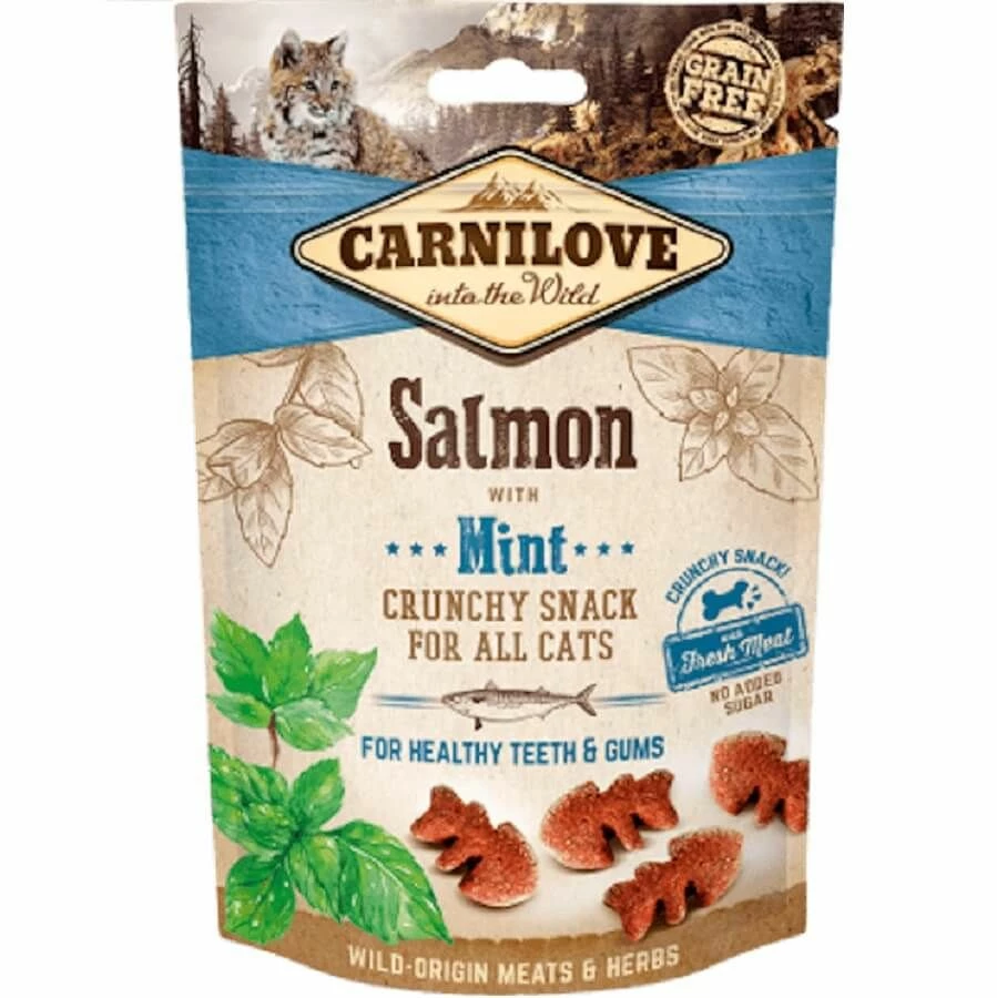 Carnilove Crunchy Snack Saumon & Menthe Chat 50 G