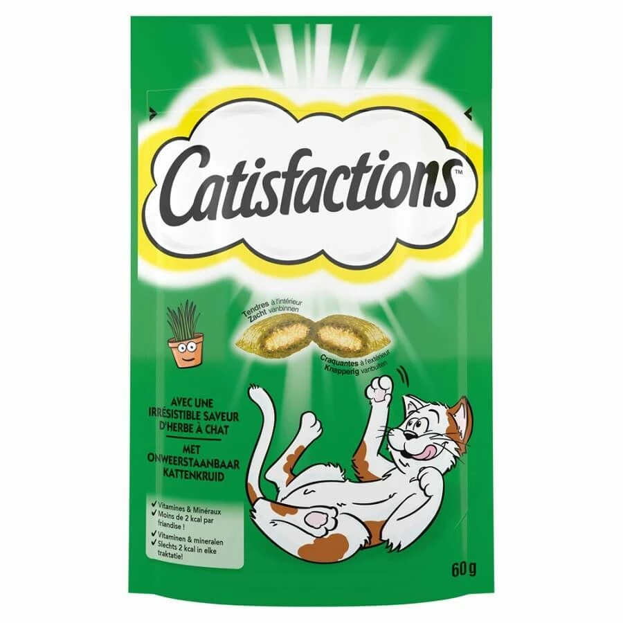 Catisfactions Friandises Herbe Ă Chat 60 G