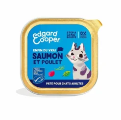 Edgard & Cooper Saumon & Poulet Chat 16 X 85 G