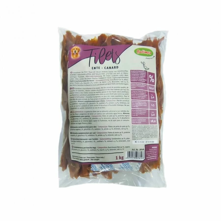 Bubimex Friandises Filets De Canard Pour Chien 1 Kg