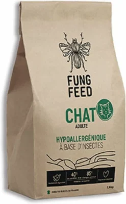 FUNGFEED Croquettes Hypoallergenic Chat 1.5 Kg