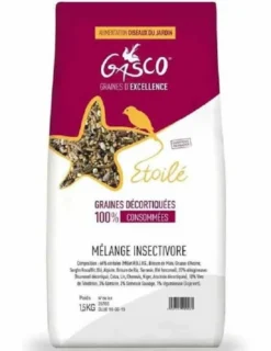 Gasco Mélange Étoilé Insectivore Pour Oiseaux 1.5 Kg