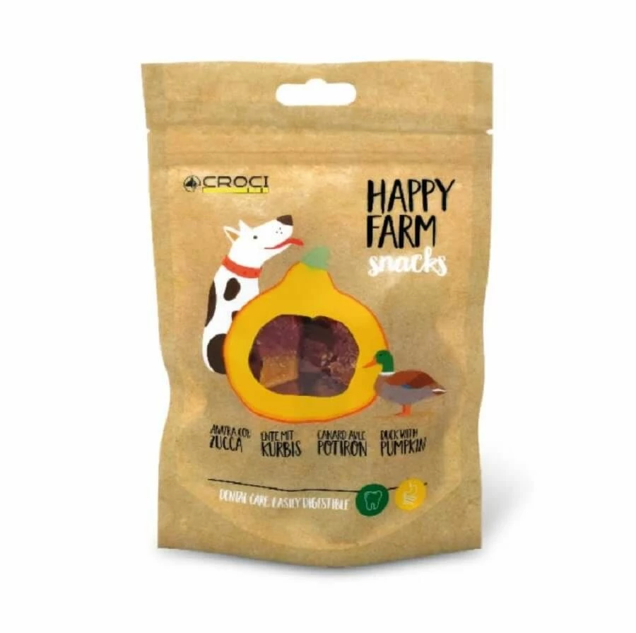 Happy Farm Canard & Citrouille Pour Chien 80 G