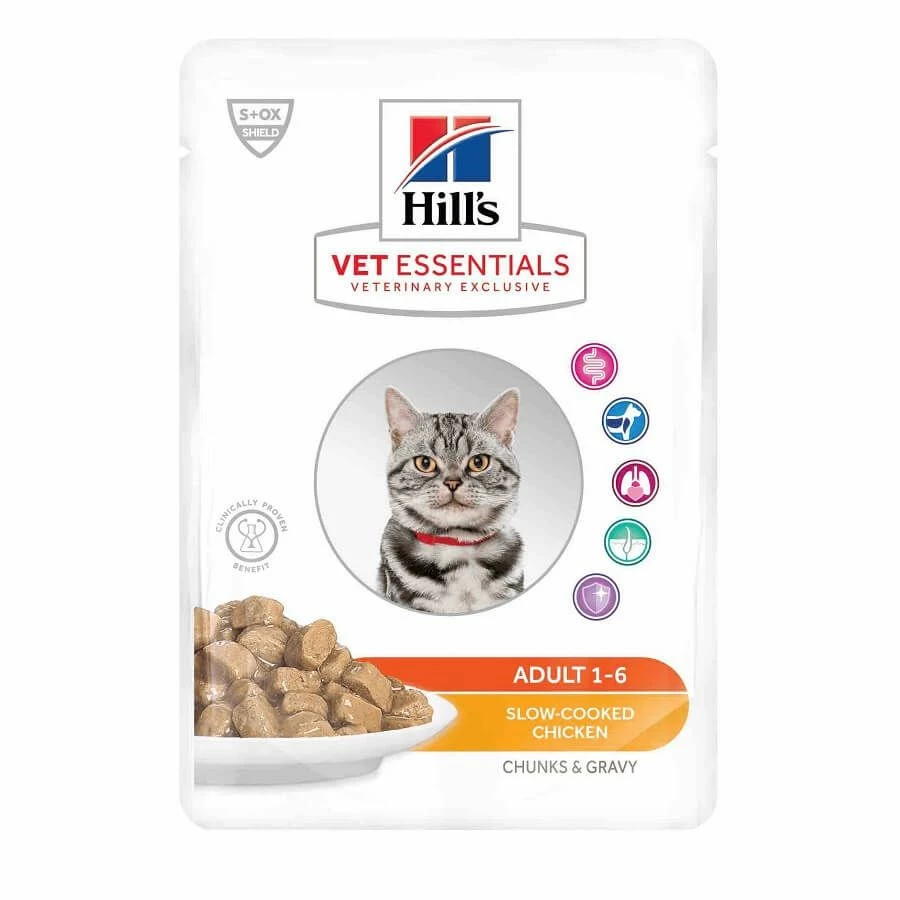 Hill's Science Plan VetEssentials Feline Adult Poulet 12 X 85 G – Image 2