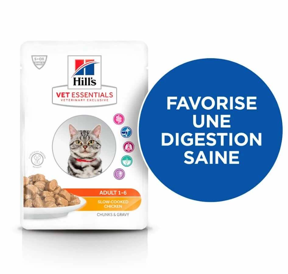 Hill's Science Plan VetEssentials Feline Adult Poulet 12 X 85 G – Image 3