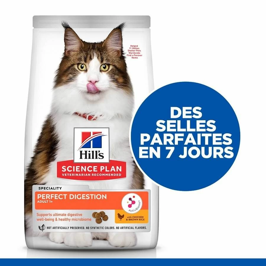Hill's Science Plan Hill's Science Plan Feline Adult Perfect Digestion 7 Kg – Image 2