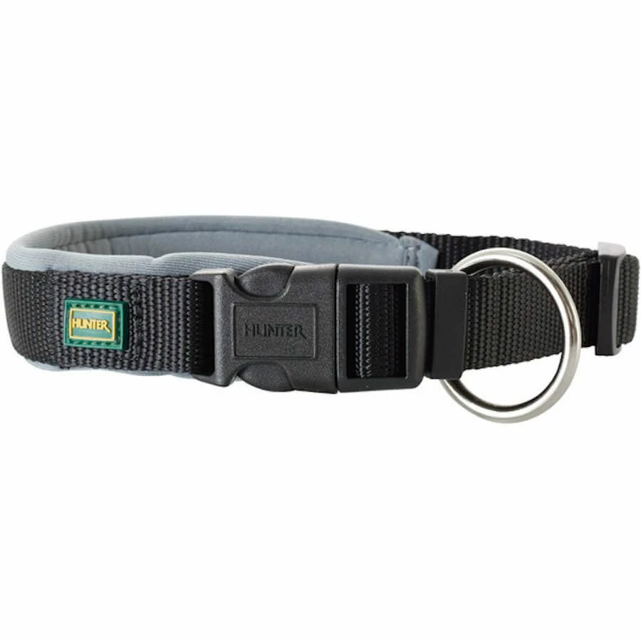 Hunter Collier Neopren Vario Plus Pour Chien Noir 35 Cm