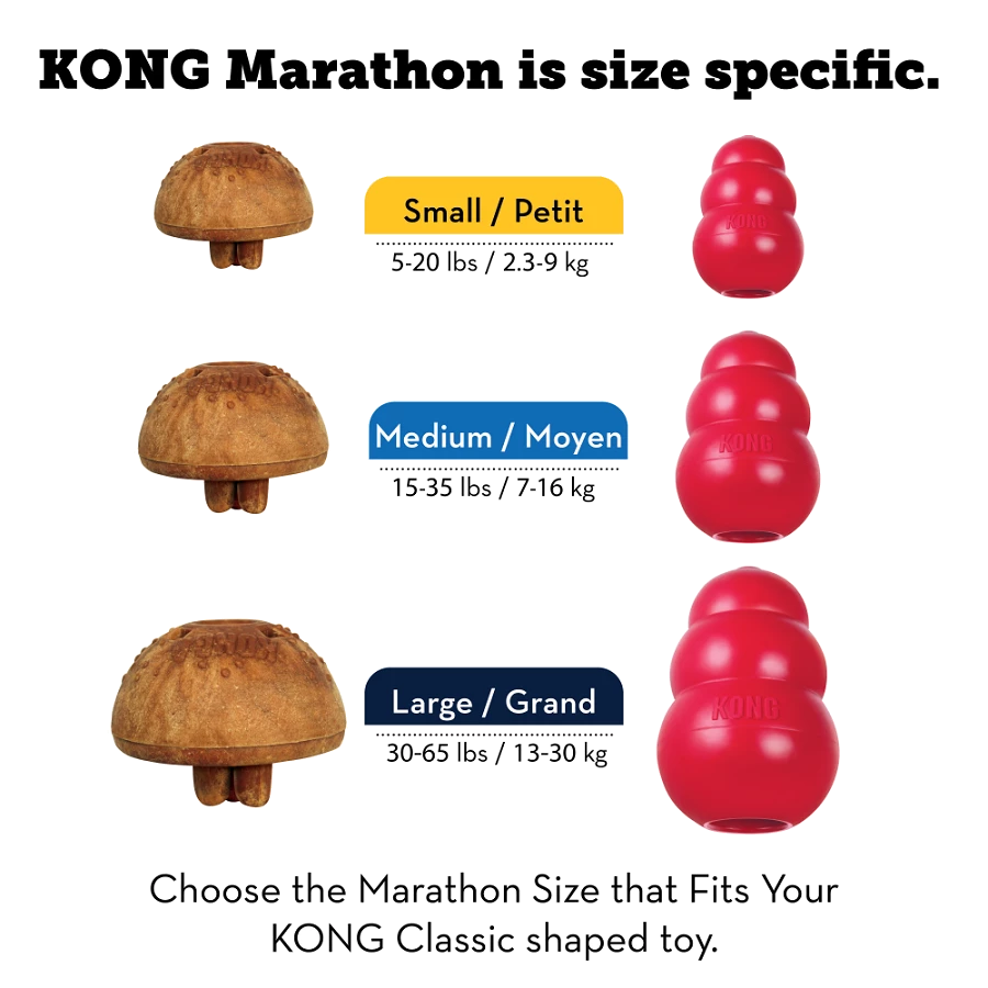 KONG Friandises Marathon Peanut Butter Pour Chien M 136 G – Image 5