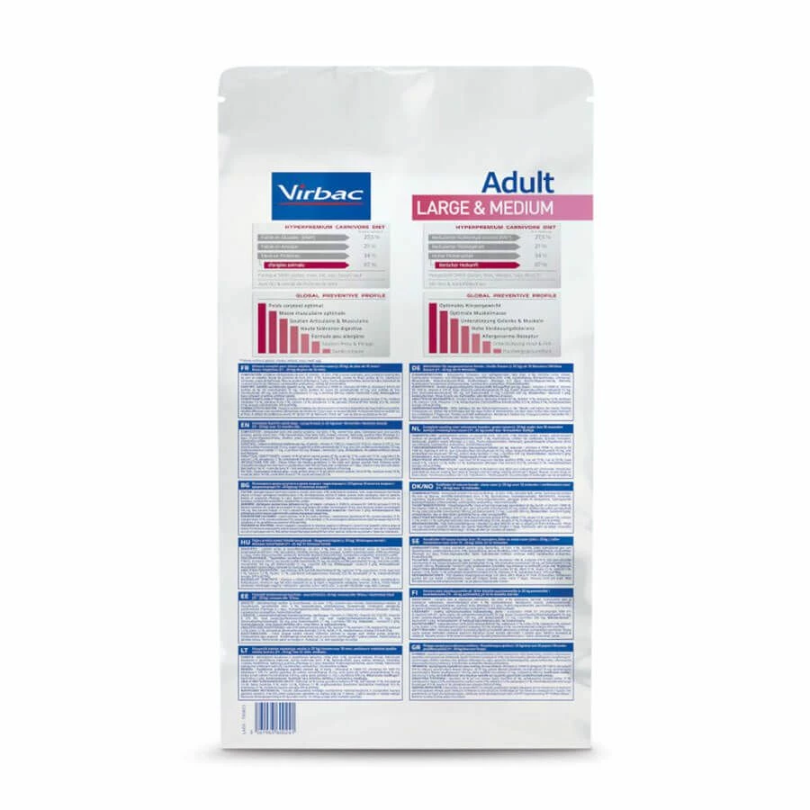Virbac Veterinary HPM Adult Large & Medium Dog 3 Kg – Image 2