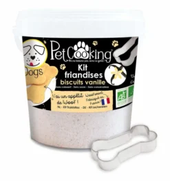 PetCooking Kit Friandises Biscuits Vanillés Pour Chien 400 G