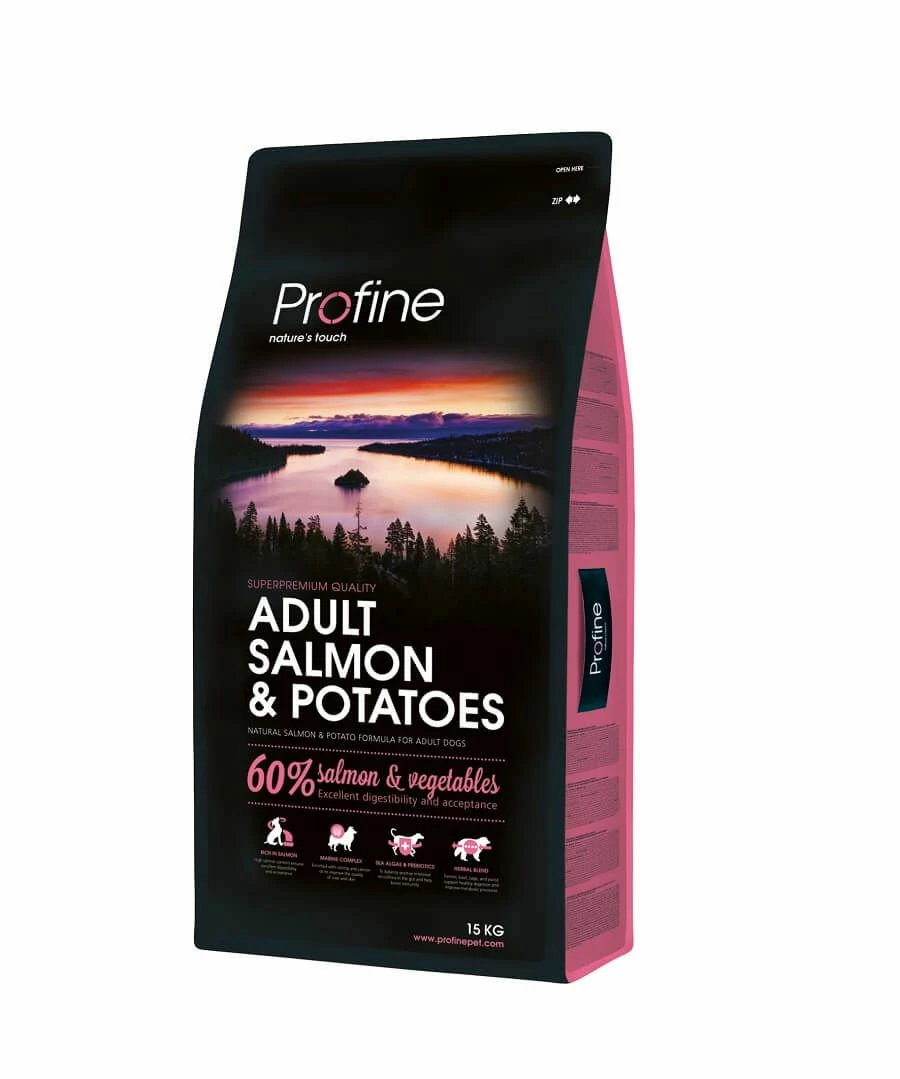 Profine Croquettes Chien Adulte Au Saumon 15 Kg + 2 Kg Offerts