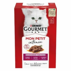 Purina Gourmet Mon Petit Intense Chat Viandes 6 X 50 G