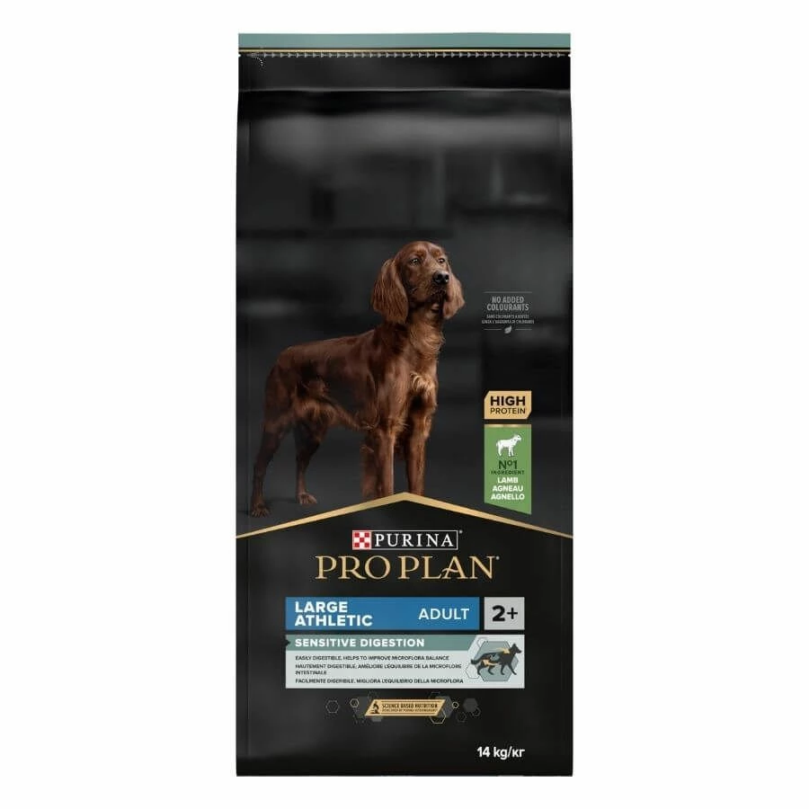 Purina Proplan Chien Adult Large Athletic Sensitive Digestion OptiDigest Agneau 14 Kg – Image 2