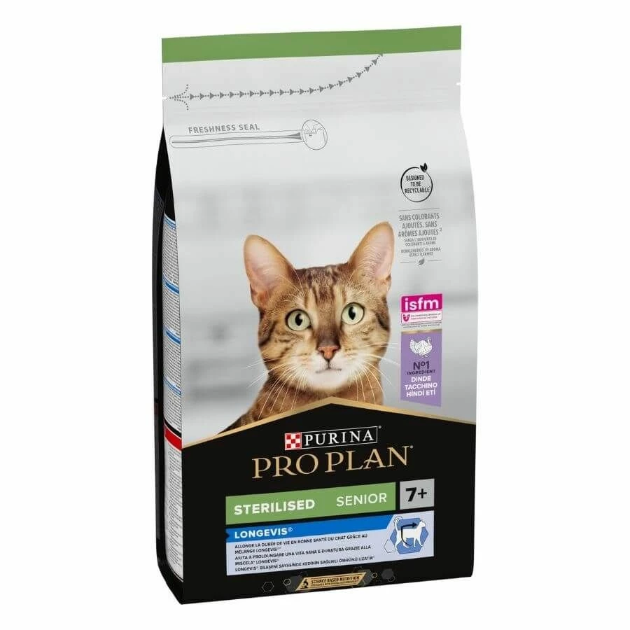 Purina Proplan Longevis Chat Senior Sterilised Dinde 1,5 Kg – Image 5
