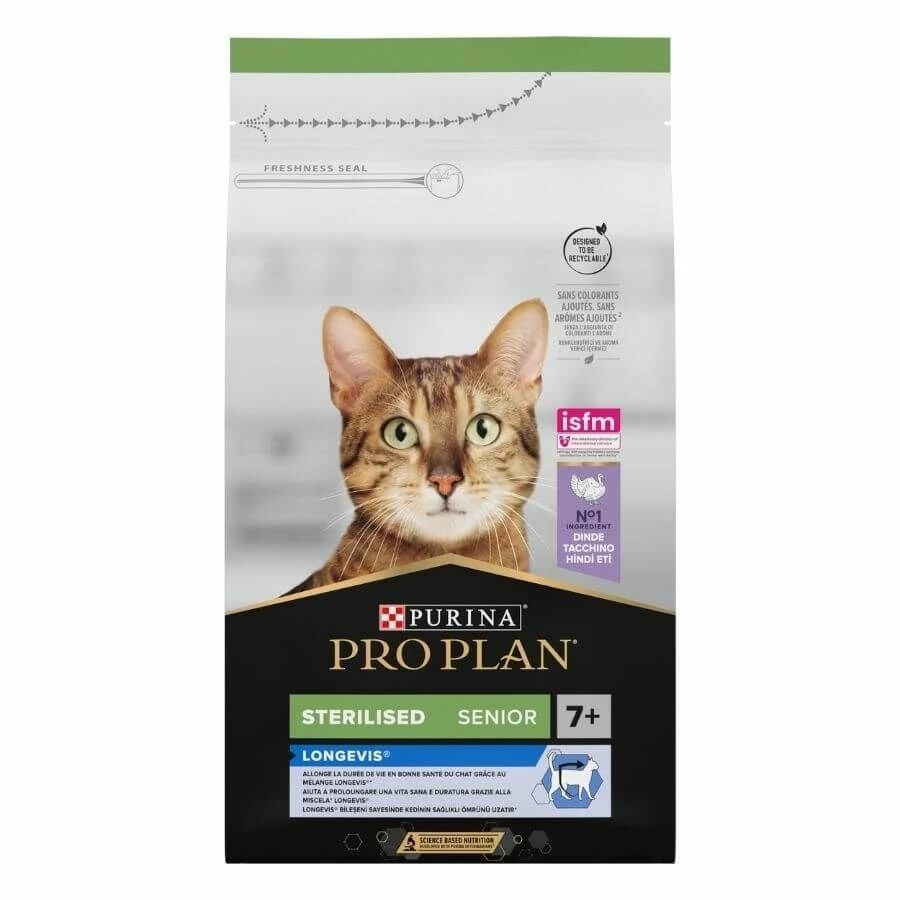 Purina Proplan Longevis Chat Senior Sterilised Dinde 1,5 Kg – Image 6