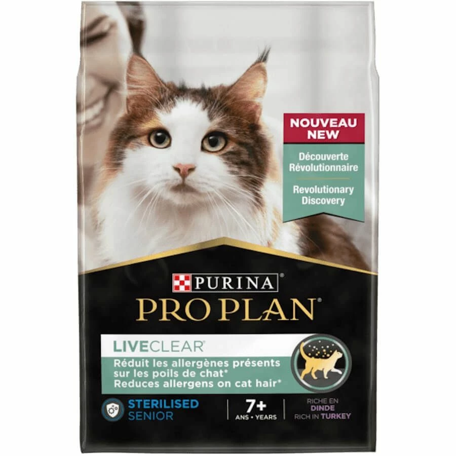 Purina Proplan Cat LiveClear Sterilisé Senior Dinde 2,8 Kg