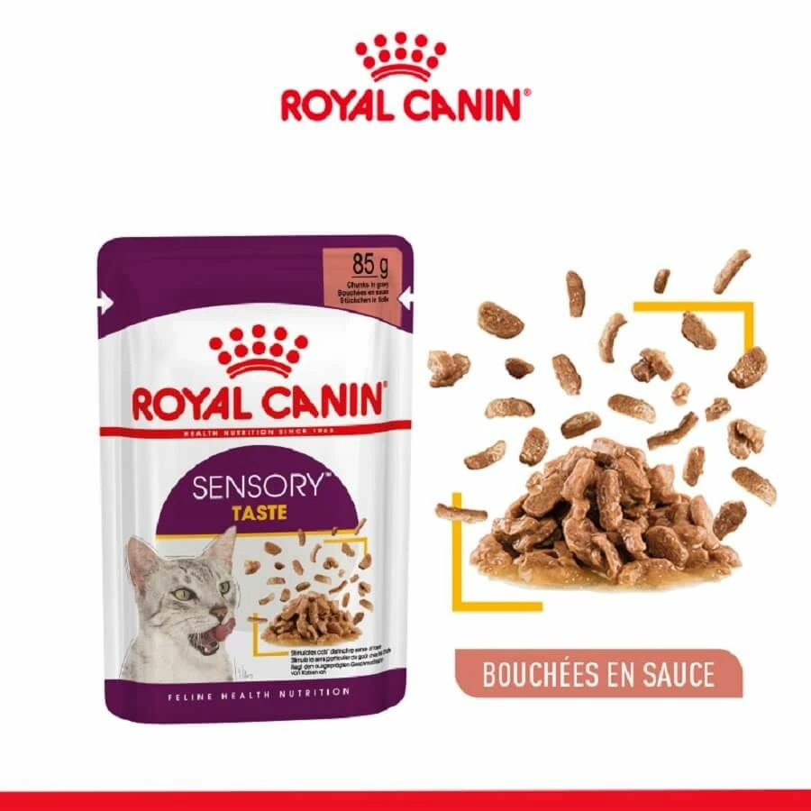 Royal Canin Sensory Taste En Sauce Pour Chat 12 X 85 G – Image 2