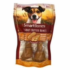 Smartbones Snack Medium Au Beurre D'arachide Pour Chien 2 Pcs