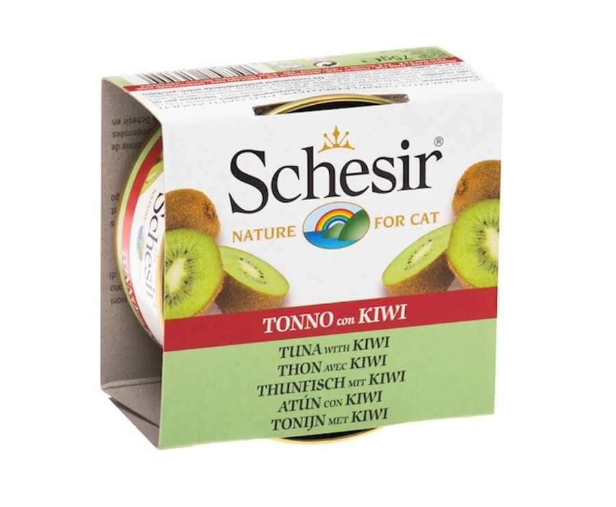 Schesir Thon Kiwi Pour Chat 14 X 75 G