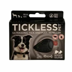 Tickless Pet Noir à Pile