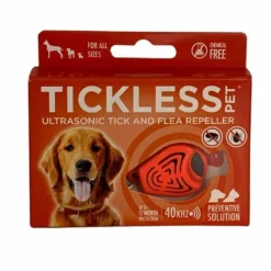 Tickless Pet Orange à Pile