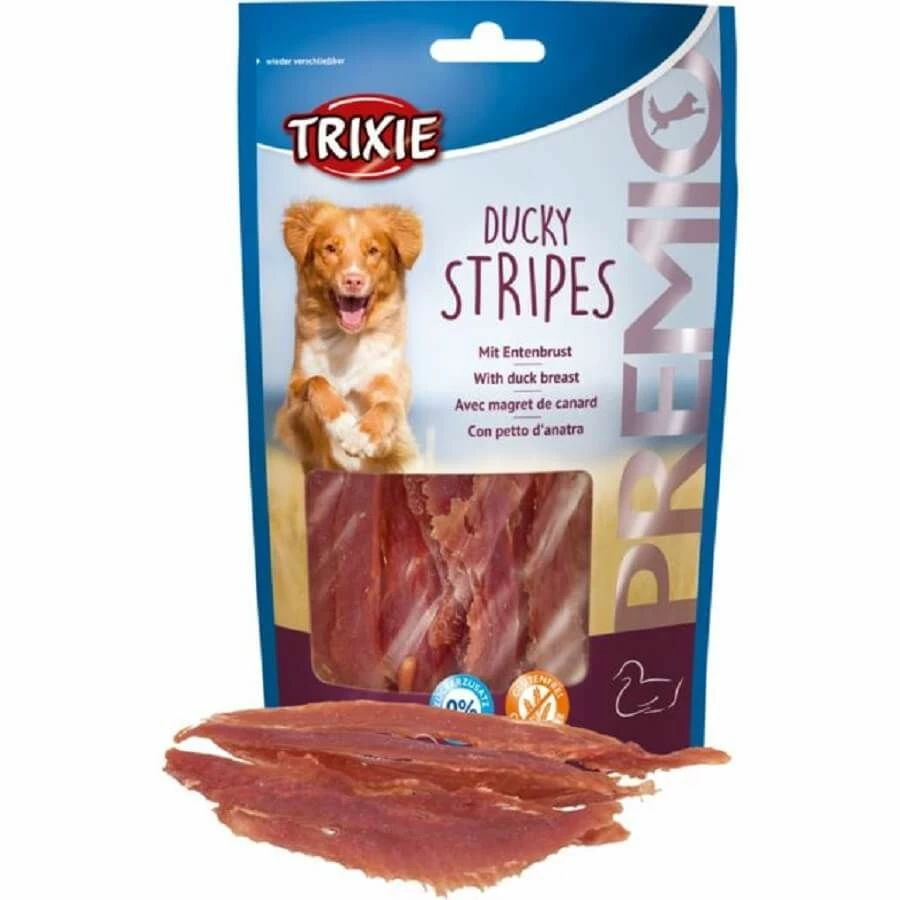 Trixie Friandises Premio Stripes Canard Chien 100 G