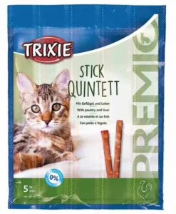 Trixie Premio Stick Quintett Volaille & Foie Chat 5 X 5 G