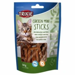 Trixie Premio Sticks Poulet & Riz Chat 50 G
