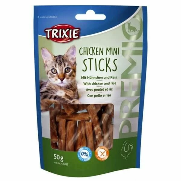 Trixie Premio Sticks Poulet & Riz Chat 50 G