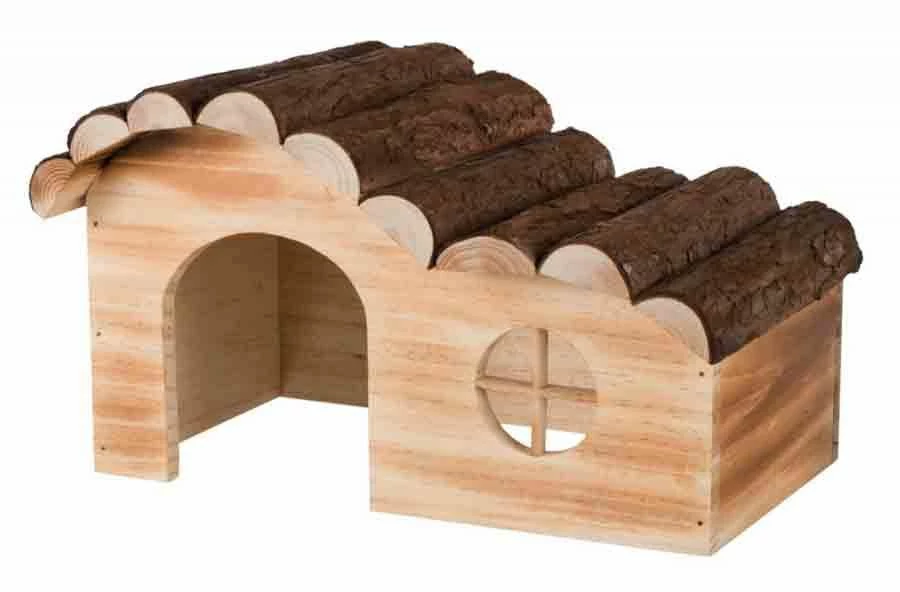 Trixie Natural Living Maison Hanna En Bois Flammé Chinchillas Et Cochons D'inde – Image 2