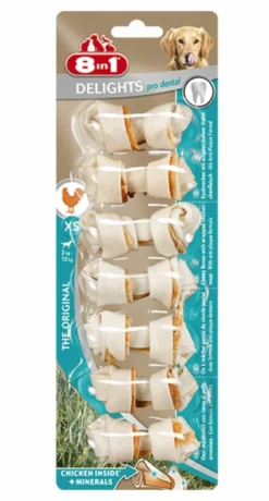 8in1 Delights Pro Dental Bone Pour Chien XS X 7