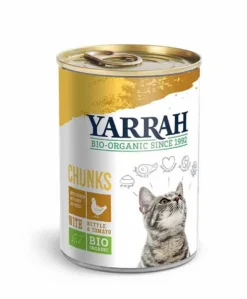 Yarrah Bio Bouchées De Poulet Aux Orties Et à La Tomate Pour Chat 12 X 405 Grs