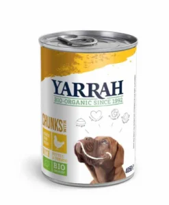 Yarrah Bio Bouchées De Poulet En Sauce Aux Orties Et à La Tomate Pour Chien 6 X 820 Grs