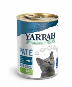 Yarrah Bio Pâté De Poisson MSC à La Spiruline / Algues Marines Pour Chat 12 X 400 Grs