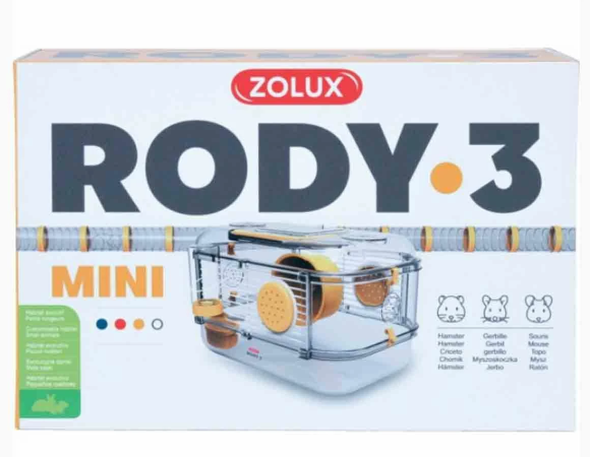 Zolux Cage RODY.3 Mini Jaune – Image 2