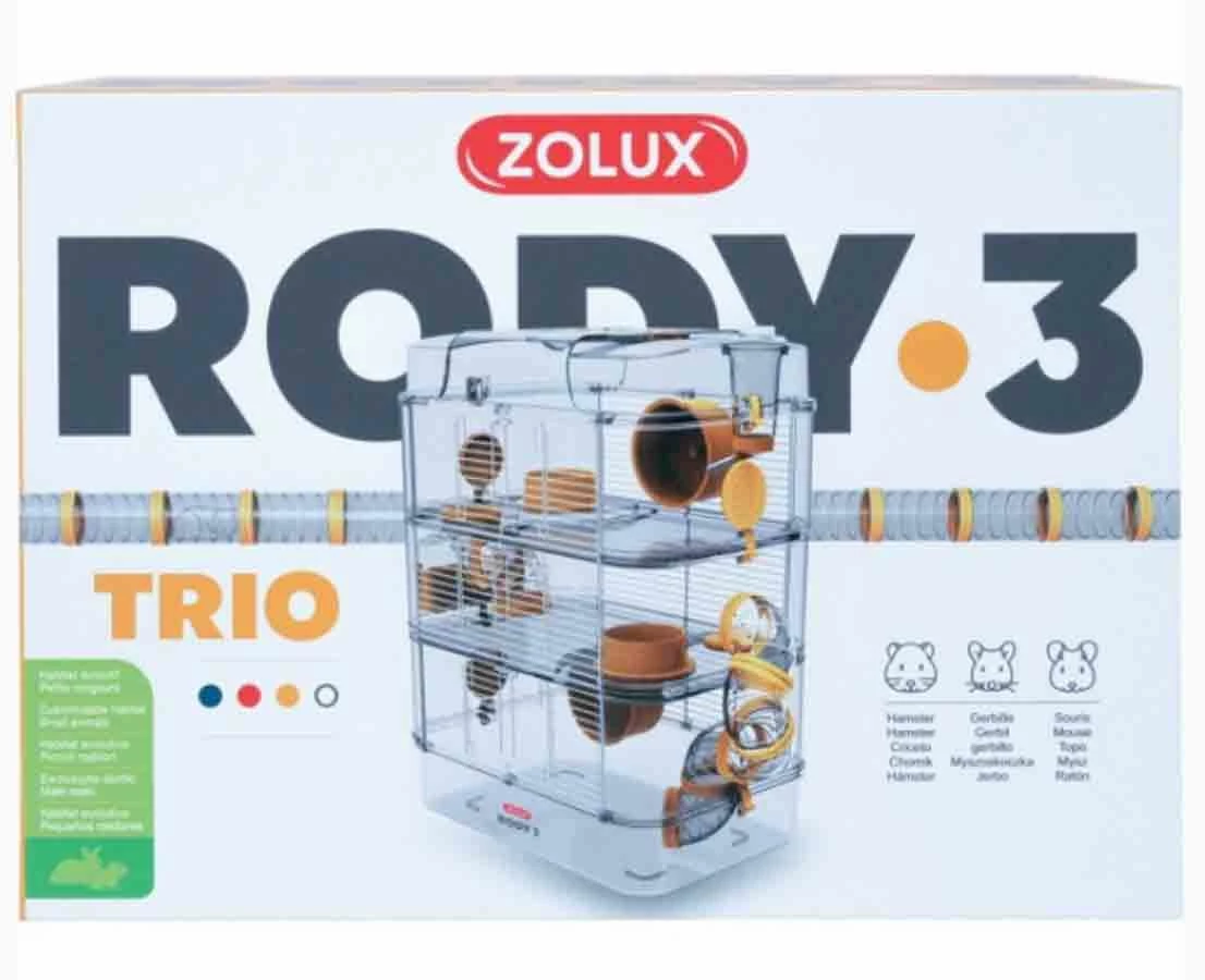 Zolux Cage RODY.3 Trio Jaune – Image 2