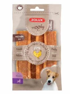 Zolux Mooky Premium Jerkies Volaille M X4