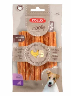 Zolux Mooky Premium Tiglies Volaille Riz M X3