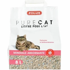 Zolux PURECAT Litière Absorbante Parfumée Chat 8 L